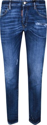 Dsquared2 Skater Cotton-Blend Distressed Jeans