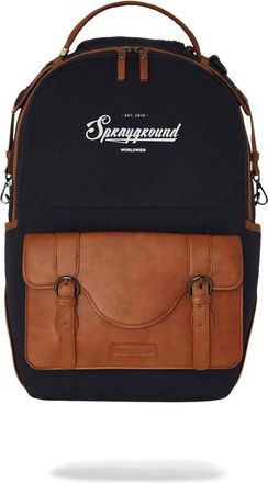 Sprayground Whiskey Throne Blues Dlxs Canvas Cargo DLX - unisex - Rugzakken - Bruin - ONE Size - Tassen