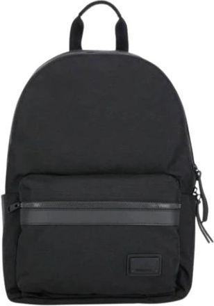 Premiata Ruime en veelzijdige Blade-rugzak - Heren - Rugzakken - Zwart - ONE Size - Leer - Tassen