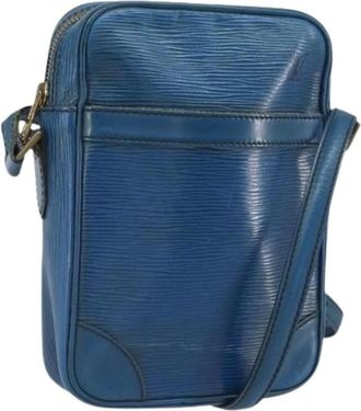 Louis Vuitton Pre-owned Cross Body Bags, female, Blue, Size: ONE SIZE Pre-owned Leather Cross Body Bag