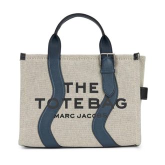 Marc Jacobs Borsa Tote Media in Tela Ondulata - - Bags - Donna - Beige - ONE SIZE