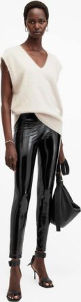 AllSaints Cora High-Rise Shine Leggings