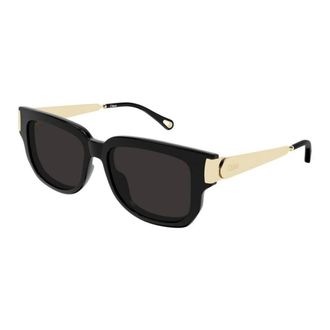Chlo&eacute; Ch0351S 001 Sunglasses - female - Chlo&eacute; - Sunglasses - Black - 54 MM - Accessories