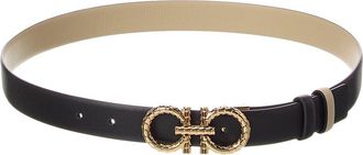 Ferragamo Ferragamo Reversible Leather Waist Belt