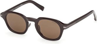 Ermenegildo Zegna Heren, Accessoires, Bruin, Maat: 47 MM