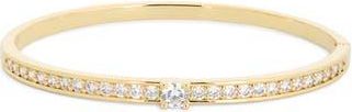 Eye Candy Los Angeles Amanda CZ Hinge Bangle Bracelet in Gold at Nordstrom Rack