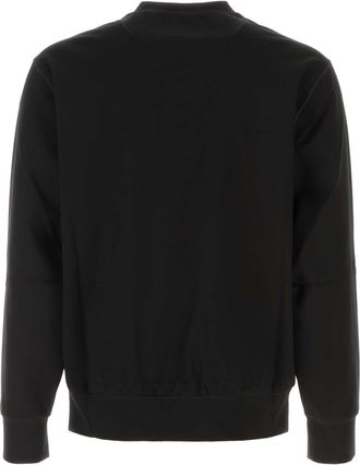 Prada Mens Black Stretch Jersey Sweatshirt Nero Felpe Sweater