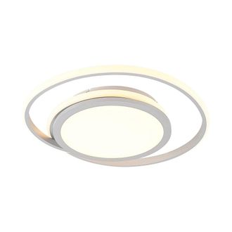 Lucande L&aacute;mpara de techo LED de Metal Plateado