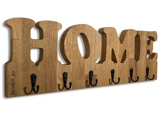 OEM Perchero De Pared De Madera Home Roble 50 Cm