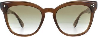 Oliver Peoples Womens Sunglasses Marianela OV5372SU 16258E Espresso Olive Gradient - Brown - One Size