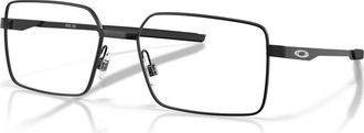 Oakley 56mm Rectangle optical glasses in Black at Nordstrom