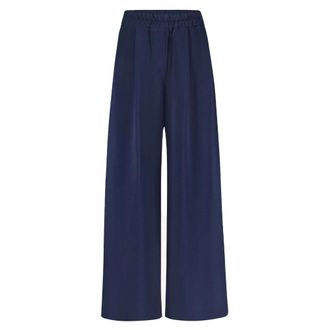 By-Bar Amsterdam Dames, Broeken, Blauw, Maat: XS Satijn