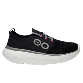 Oofos OOMY Stride White / Black 5077-WHTBLK Womens