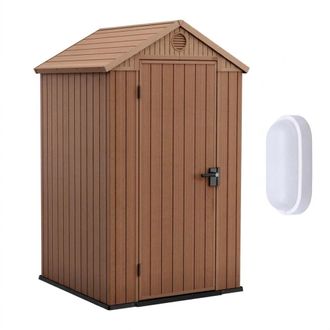 Keter Darwin 4x4 Caseta De Jard&iacute;n + Iluminaci&oacute;n Exterior Led Incluida (259006-wo744)