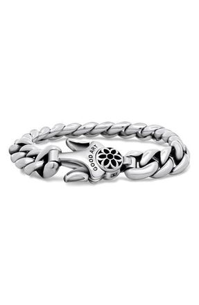 Good Art Hlywd Mens Model 10 A Bracelet in Sterling Silver at Nordstrom, Size 15 Cm