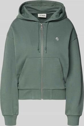 Carhartt Work in Progress Sweatjacke mit Känguru-Tasche in Lind, Größe XS