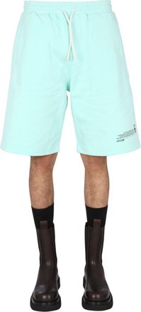Msgm Fantastic Green Bermuda-Uomo