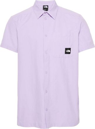 The North Face Murray logo-patch shirt - men - Nylon/Spandex/Elastane - M - Purple