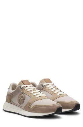 BOSS Vinston Runn Sneaker in Beige at Nordstrom, Size 12Us