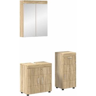 vidaXL Juego De Muebles De Ba&ntilde;o Con Caj&oacute;n Tulum Roble Sonoma Vidaxl