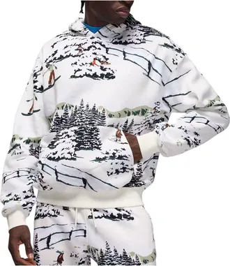 Nike Jordan Air Jordan Holiday 2025 Brooklyn Fleece Hoodie White HV1050-133