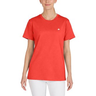 Dalix Womens Lil Cloud Lightweight Jersey Tee in Poppy Red at Nordstrom, Size Xx-Large