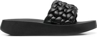 Ash interwoven-detail sliders - women - Other fibres - 41 - Black