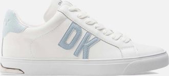 DKNY Womens Abeni Lace Up Trainers - White/Multi - Size: 4.5
