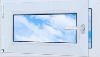 OEM Ventana De Pvc Blanca De 70x40 Mm A La Izquierda, Nueva Ventana Oscilobatiente De 700x400 Mm Con Doble Acristalamiento