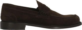 Berwick 1707 Brown Front Mask Suede Loafers