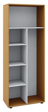 VCM Estante De Escoba De Madera 6 Compartimentos Dimensiones:. 70 X Al. 178 X P. 40 Cm Estante De Limpieza Sin Puertas - Vandol (haya) - Vcm