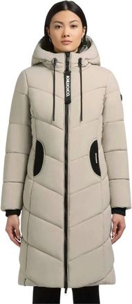 Khujo Dames, Mantels, Beige, Maat: M