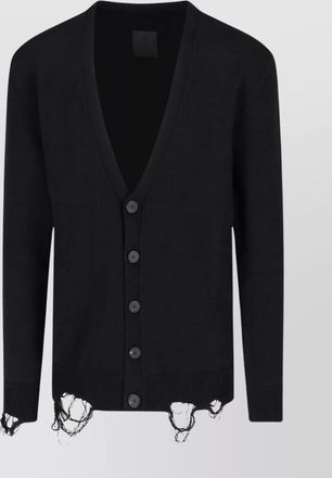 Givenchy cotton intarsia cardigan