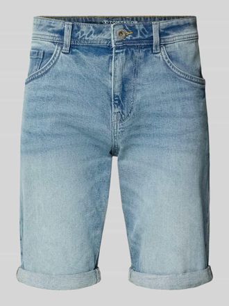 Tom Tailor Regular Fit Jeans Bermudas aus Baumwoll-Mix in Hellblau, Gr&ouml;&szlig;e 30