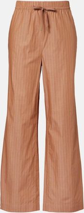 Varley Rowan pinstripe cotton straight pants
