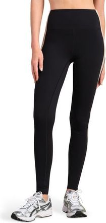 Rhone Retro Revive Side Stripe Leggings in Pure Black at Nordstrom, Size Xx-Large