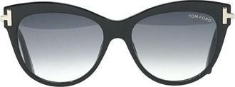 Tom Ford Womens Kira Ft0821 01B Black Sunglasses - One Size