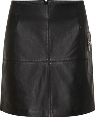 Notyz Gonne in pelle - - Skirts - Donna - Nero - S
