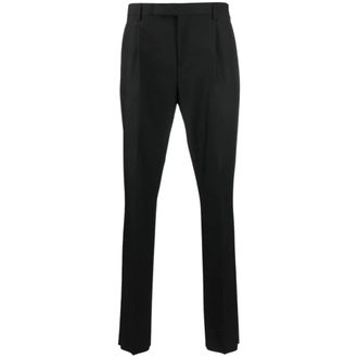 Lardini Broeken, Heren, Zwart, S, Wol, Attitude Broek