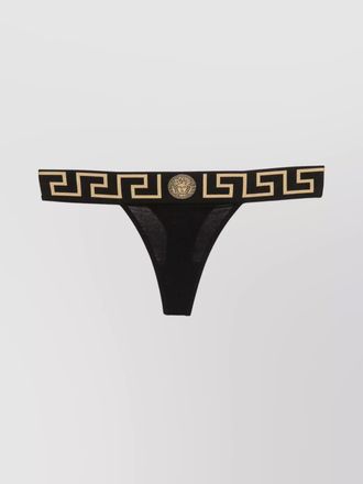 Versace cotton thong