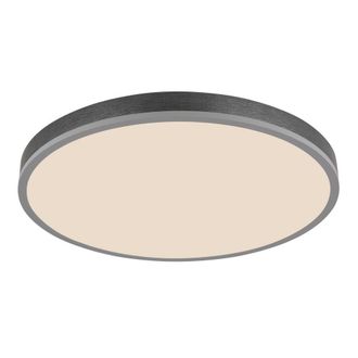 Netlighting Doro Ceiling Light Silver 60cm LED Dimmable 2700-6500K Remote Timer