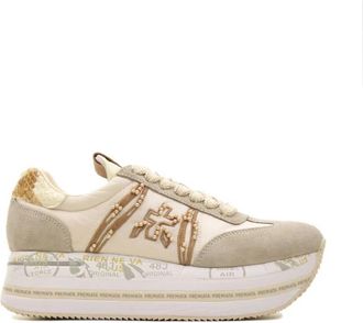 Premiata Sneakers, female, Beige, 7 UK, Beige Trainers