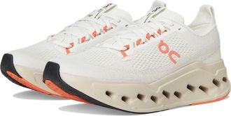 On Cloudsurfer Max Womens Road Running Shoes Ivory Salmon 6 UK