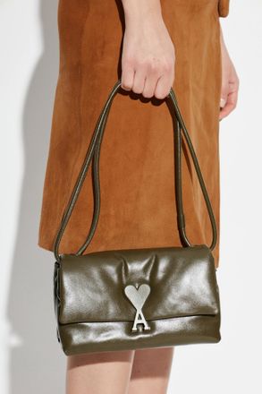 Ami Shoulder Bag Voulez-Vous, Unisex, Green