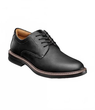 Florsheim Mens Norwalk Plain Toe Oxford Shoes In Black Multi
