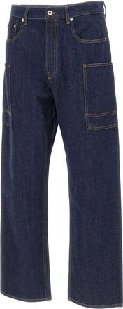Kenzo Wide Jeans, male, Blue, W31, Cargo Monkey Fit Jeans