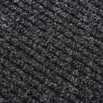 Berkfield Home Dirt Trapper Carpet Runner 100x250 cm Anthracite in Charcoal | Size: 100 cm diameter