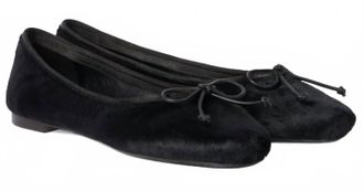 Khaite Womens Charlotte Ballerina Flats In Black