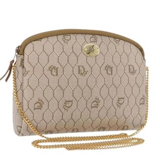 Dior Pre-owned Vintage Crossbody Bag - Dames - Pre-owned - Beige - Maat: ONE Size Leer