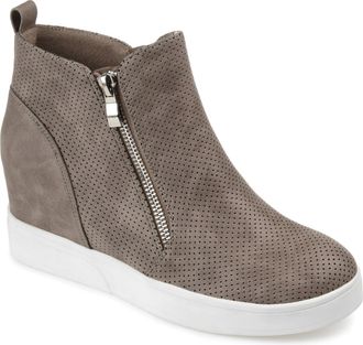 Journee Collection Women & apos;s Pennelope Medium and Wide Width Wedge Sneakers